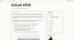 Desktop Screenshot of gulsahkose.com